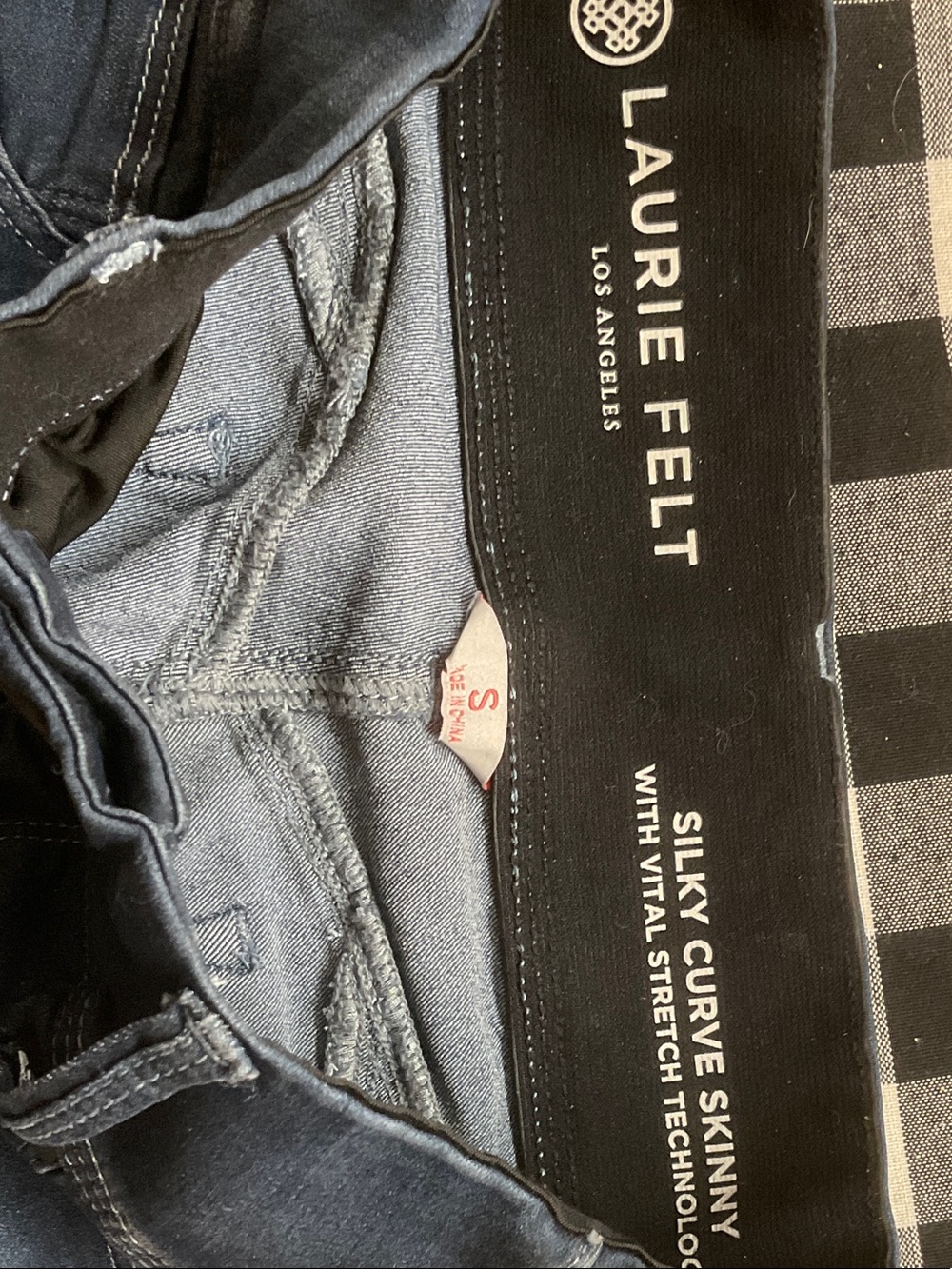 Laurie Felt Dark Blue Stretch Jeans Small - Picture 6 of 9